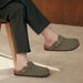 Crestar Women Cow Suede Clogs Cork Footbed Leather Mules Lady Outdoor Comfort Arch Support Potato Shoes With Adjustable Strap_vogvips.com