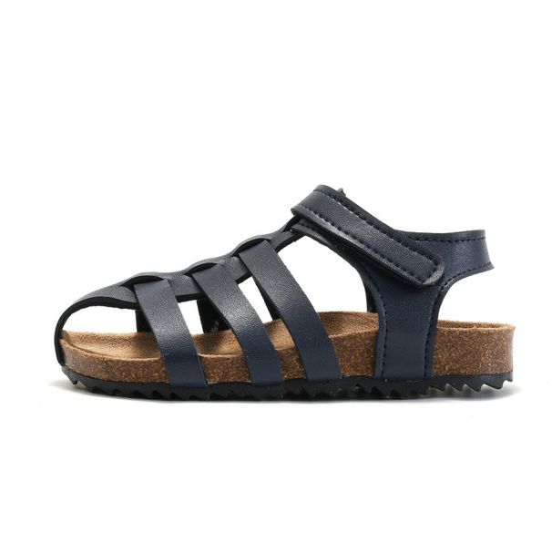 Ruizu Autumn Summer Children's Cork Sandals Boys' Slippers Non-Slip Girls' Beach Shoes Outdoor Wear Baby Toddler Kids_vogvips.com