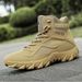 Large Size 48 Tactical Boots Special Soldiers Outdoor Walking Wear-resistant Training Combat Boots Military Desert Boots D266_vogvips.com