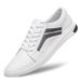 Four-board Shoes Men's Low-top Lace-up Casual Shoes Men's White Shoes_vogvips.com