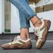 Unisex Genuine Leather Casual Sneakers - Breathable, Comfortable & Stylish For All Seasons - Outdoor Walking Shoes With Rubber Sole (Multiple Colors)_vogvips.com