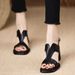 2025 Summer New European American Black Height-Increasing 7.5cm Strap Sandals For Women With Waterproof Platform And_vogvips.com