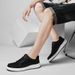 Men's Little White Shoes Mesh Board Shoes Platform Sports Shoes Casual Board Shoes Men's First Layer Of Cowhide Breathable_vogvips.com