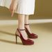 1233-2 Sexy One-Strap Closed-Toe Backless Heel Sandals For Women Summer New Pointed Toe Stiletto Waterproof Platform_vogvips.com