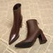 98158-11 Pointed Toe High Heel Ankle For Women 2025 Trendy Fashionable Autumn Winter Versatile Slim Boots_vogvips.com