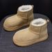 Snow Boots Women's Big Head Cute Snow Boots Casual Velvet Thickened Cold-proof Bread Boots_vogvips.com