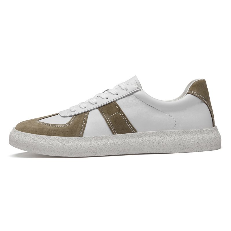 Invisible Height Increasing Training Shoes Men's Irst Layer Cowhide Comortable Lace Up Board Shoes Genuine Leather Business Casual Cowhide Sot Sole_vogvips.com