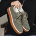 Niche Original Design German Training Shoes, Old Money Style, New Versatile White Shoes Couples, Soft And Comfortable_vogvips.com