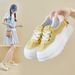 Little White Shoes Female Students Breathable Thick-soled Heightening Shoes Casual Street Shooting Shoes Board Shoes_vogvips.com