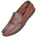 2025 Summer New Casual Versatile Slip-On Soft Sole Loafers First Layer Cowhide Men's Shoes_vogvips.com