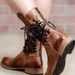 Plus Size Riding Boots – Adjustable Back Lace Vintage Boots (Waterproof & Wide Calf)_vogvips.com