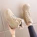 Cross-Border Lightweight Plus Size Snow Boots Women's Fleece-Lined Warm High-Top Shoes Fashion Versatile Style Spring_vogvips.com
