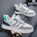 New Men's 2025 Summer Breathable White Maillard Versatile Soft Bottom Lightweight Casual Sports Trendy Shoes_vogvips.com