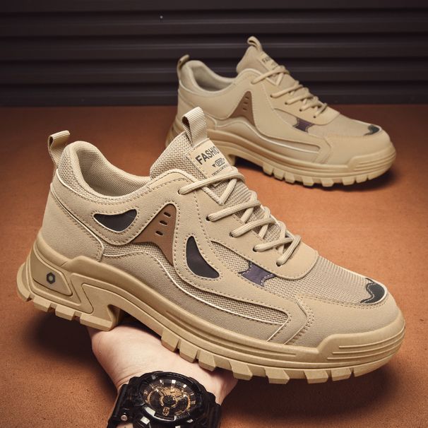 Autumn And Winter Labor Protection Shoes Outdoor Mountaineering Trendy Shoes Daddy Shoes Men's Shoes_vogvips.com