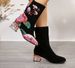Large Size Embroidered Mid-heel Women's Leather Boots For 2025- Autumn And Winter In Stock_vogvips.com