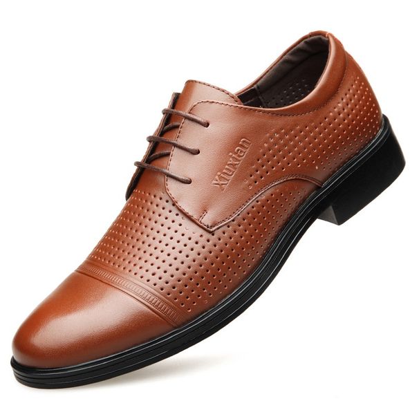 The 8621 Cow Leather Men's Shoes Punctured, Choose Size And Tell Seller_vogvips.com