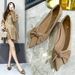 NEW French Big Bow Single Shoes Female Spring And Autumn Royal Sister Style Shallow Mouth Wedges Ladle Shoes Occupation Low Heels_vogvips.com