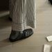 Elegant French-Inspired Square-Toe Mules – Effortless Slip-On Design With Subtle Wrinkles & Low Block Heel – Versatile Black PU Loafers For Women_vogvips.com