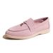Foreign Trade Women's Slip-On Loafers British Style Retro Leather Plus Size Flat Shoes_vogvips.com