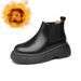 Chimney Boots Women's 2025.1 Autumn/Winter Thick-soled Short Boots With Fleece_vogvips.com