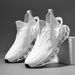 Men’s Shoes New Flying Woven Breathable Sports Shoes Shock Absorbing Running Shoes Socks Mouth Lazy Shoes Outdoor Casual Shoes Men's Shoes_vogvips.com