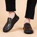 Men's Leather Genuine Business Leisure, 2025 Autumn Sole, Top Layer Cowhide, Middle-aged And Elderly Men's Shoes, Soft_vogvips.com