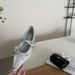 Spring And Autumn Season New Bow Pointed Head Shallow Mouth One Step Riveted Silk Surface Elegant Flat Small_vogvips.com