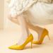 2024 European And American Minimalist High-heeled Glossy Patent Leather Shallow Pointed Toe Sexy Slimming Professional_vogvips.com
