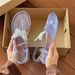 Cross-border Plus-size Butterfly Sandals, Summer Seaside Beach Shoes, High-end Flat Fairy-style Rhinestone Vacation_vogvips.com