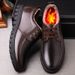 Suitable For All Seasons Single Genuine Fleece Lined Warm Cotton Casual Classic Middle-aged And Elderly Dad Men's Winter Leather Shoes_vogvips.com