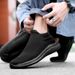 Fashion Ankle Boots Sports Shoes Men Outdoor Flat Bottomed Warm 2024 Winter Plush Casual Mountaineering Cotton Shoes Thick Soled Boots_vogvips.com