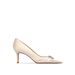 Elegant Versatile Women's Satin High Heels With Bow Snake Patterned Pointed Toe Flats For Spring Autumn_vogvips.com