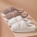 Warm For Thickened Cotton Shoes Couple Style Winter Non-Slip Men And Women Slippers Home_vogvips.com
