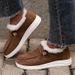 Winter New Thick Soled Snow Boots For Women With Added Plush And Thick Fur For Warmth. Large Size Cross-border Sewn Cotton Shoes For Women_vogvips.com
