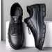 Men's Leather Shoes 25 New Style Single Cotton British-style Business Leather Shoes_vogvips.com