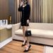 Korean Version Sweet Princess Style Pointed High Heels Spring 2025, Paired With Rhinestone Bow Design, Single Shoe For_vogvips.com