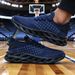 Men' Athletic Baketball Sneaker Bright Yellow Woven Upper Airy Meh Deign Men Trendy Non-lip Functional Sport_vogvips.com