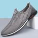 Men's Lightweight Breathable Sneakers - New Hollow Mesh Casual Shoes With Soft Sole, Slip-On Comfortable Walking Shoes_vogvips.com