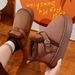 Snow Boots For Women 25New Autumn And Winter Cotton Shoes With Fleece Added_vogvips.com