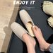 Women's Slip-On Mule Flats - Soft & Comfortable Loafer Shoes With Closed Toe For Casual Wear_vogvips.com