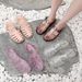 Women's Summer Open-Toe Retro Roman Shoes, Hollow Buckle Flat Sandals, Transparent Crystal Jelly Sandals_vogvips.com