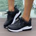Women's Wedge Heel Thick Soled In Large Size, Breathable Sequins, Round Toe Tie, Spring And Autumn New Casual Sports_vogvips.com
