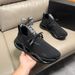 Men's Casual Knitted Breathable Flat Sports Air Cushion Fashionable Personality Niche Trendy Shoes European Goods 2025_vogvips.com