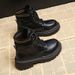 Top Lace-up Women's Boots 2025-1 New Autumn And Winter, Black And White Thick-soled With Fleece_vogvips.com
