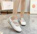 Versatile Women's Shoes - Summer Style, Unique Design, Flat Ballet-style Lace-up Leather Upper, Breathable, Low-cut, Casual Single Shoe_vogvips.com