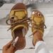 Women's plus Size Flat Sandals Summer Soft Sole Strappy Beach New Style Shoes_vogvips.com