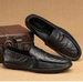 Casual Leather Shoe Top Layer Cowhide 2024 New Trend Versatile Loafers British Soft Sole Bean Men's Shoes_vogvips.com