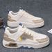 Summer New Breathable White Sneakers Men's Versatile Thick-Soled Sports Casual Flat Trendy Shoes_vogvips.com
