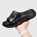 Men's Slippers Trend Summer New Versatile, With Thick Sole Comfortable Feel Stepping On Poop. Suitable Outdoor Wear And_vogvips.com