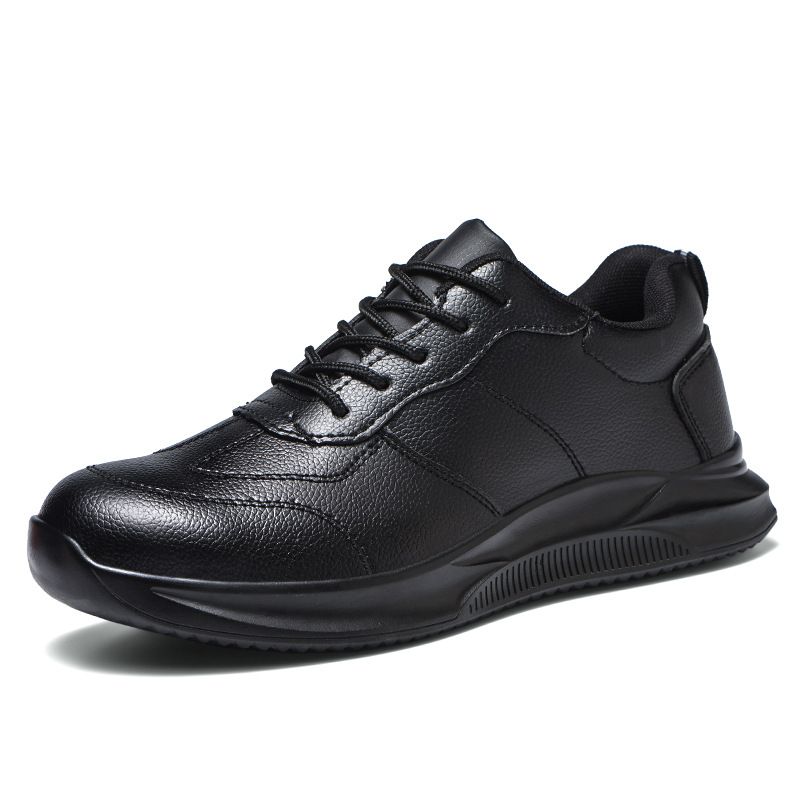 Men’s Shoes Men's Winter Flying Woven Deodorant Breathable Lightweight Steel Toe Anti Smash And Anti Puncture Safety Work Shoes_vogvips.com